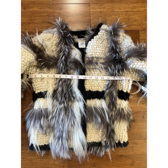 Vintage Adam Jones Paris Runway Wool And Fur Jacket - Rare Luxury! - Picture 8 of 16